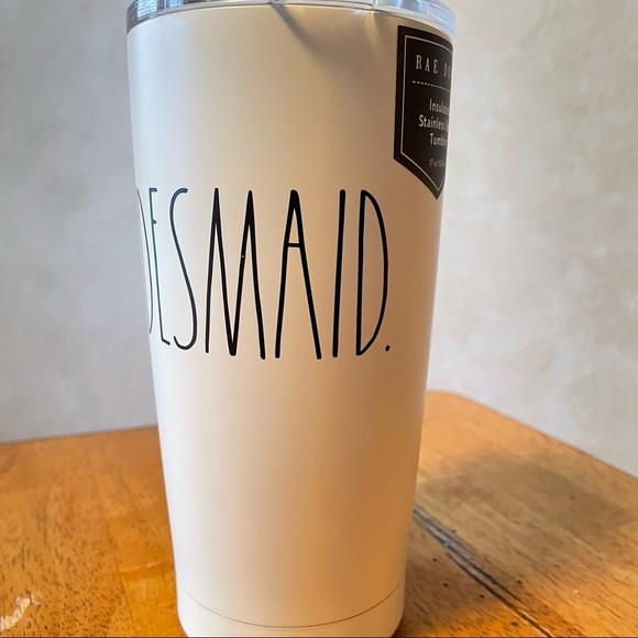 Rae Dunn BRIDES MAID Insulated Stainless Steel Tumbler Brand New! - Picture 3 of 5